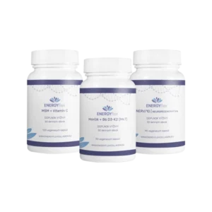 Balíček ANTISTRES & ENERGIA (MSM + Vitamín C, Nerv/10, Magnézium)
