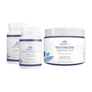 Balíček ZDRAVÉ KĹBY A CHRBTICA (MSM + Vitamín C, Nerv/10, Revitablend)